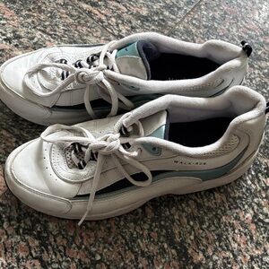 Easy Spirit White and Blue Women's Sneakers